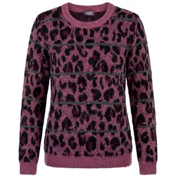 Rundhals-Pullover BASLER rot, 40