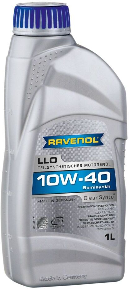 Moottoriöljy Ravenol 1112112 Llo Sae 10w40 1l