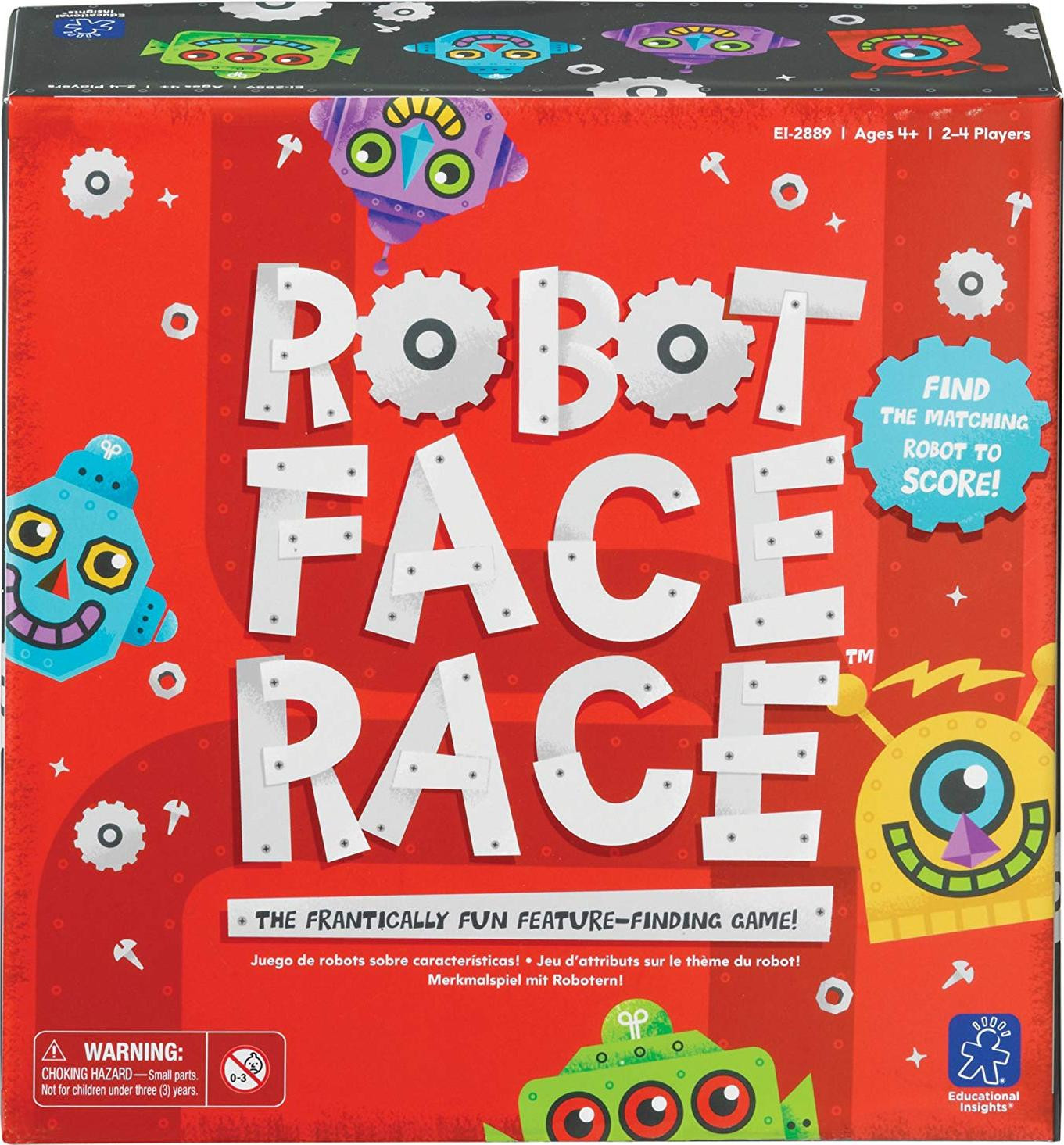 Learning Resources Educatief Robotgezichtsspelletjes Bordspel voor kinderen vanaf 4 jaar