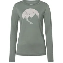 Super Natural, Damen, Funktionsshirt, Gondola (L), Grau, L