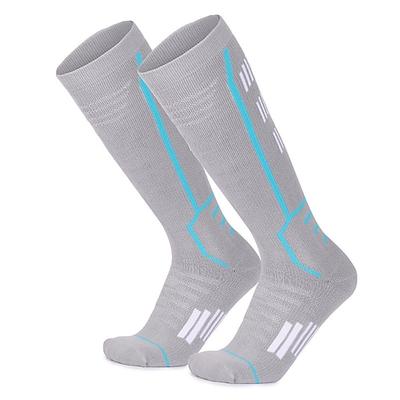 Unisex Socken Kompressionssocken Radsocken Sportsocken Sportsocken Camping / Wandern Outdoor Sport Radfahren / Fahrrad Fahrrad / Radsport rutschfest warm rutschhemmend 1 Paar Streifen Baumwolle