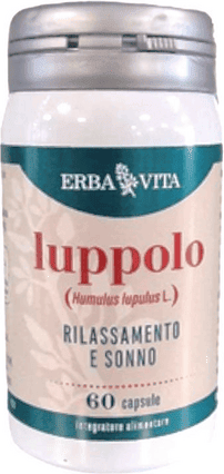 Erba Vita Luppolo Integratore Rilassante per Sonno 60 Capsule