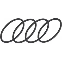 Caso, Haargummi, Eurostil Closed Black Rubber Bands (Haargummi)