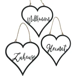 Schild HEIMAT (BHT 1x37x37 cm) - BHT 1x37x37 cm