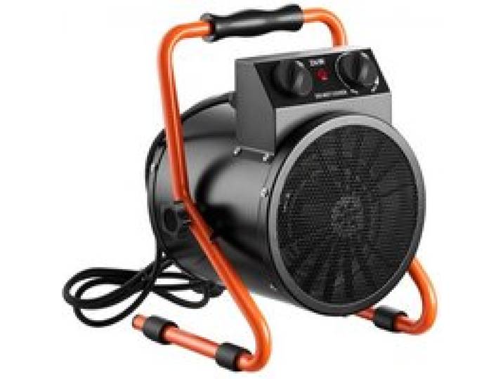 VEVOR Chauffage de Serre 2000 W Chauffage Soufflant Électrique Portable, avec Modes Chauffage et Ventilation, pour Serre de Jardin, Maison et Bureau, Angle Réglable 25°, IPX4, Protection Surchauffe
