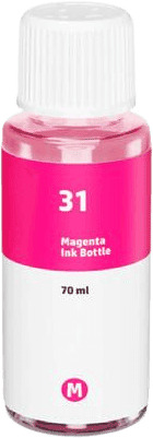 HP 31 Magenta Kompatibel Blæk Refill 8000 Sider (1vu27ae)