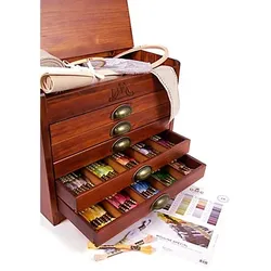 DMC Stickgarn-Schatulle, Inhalt: 500 Strängchen