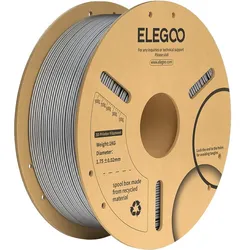 Elegoo PLA+ 1,75mm SPACE GREY 1kg 3D FILAMENT (PLA, 1000 g, 1.75 mm), Filament, Grau