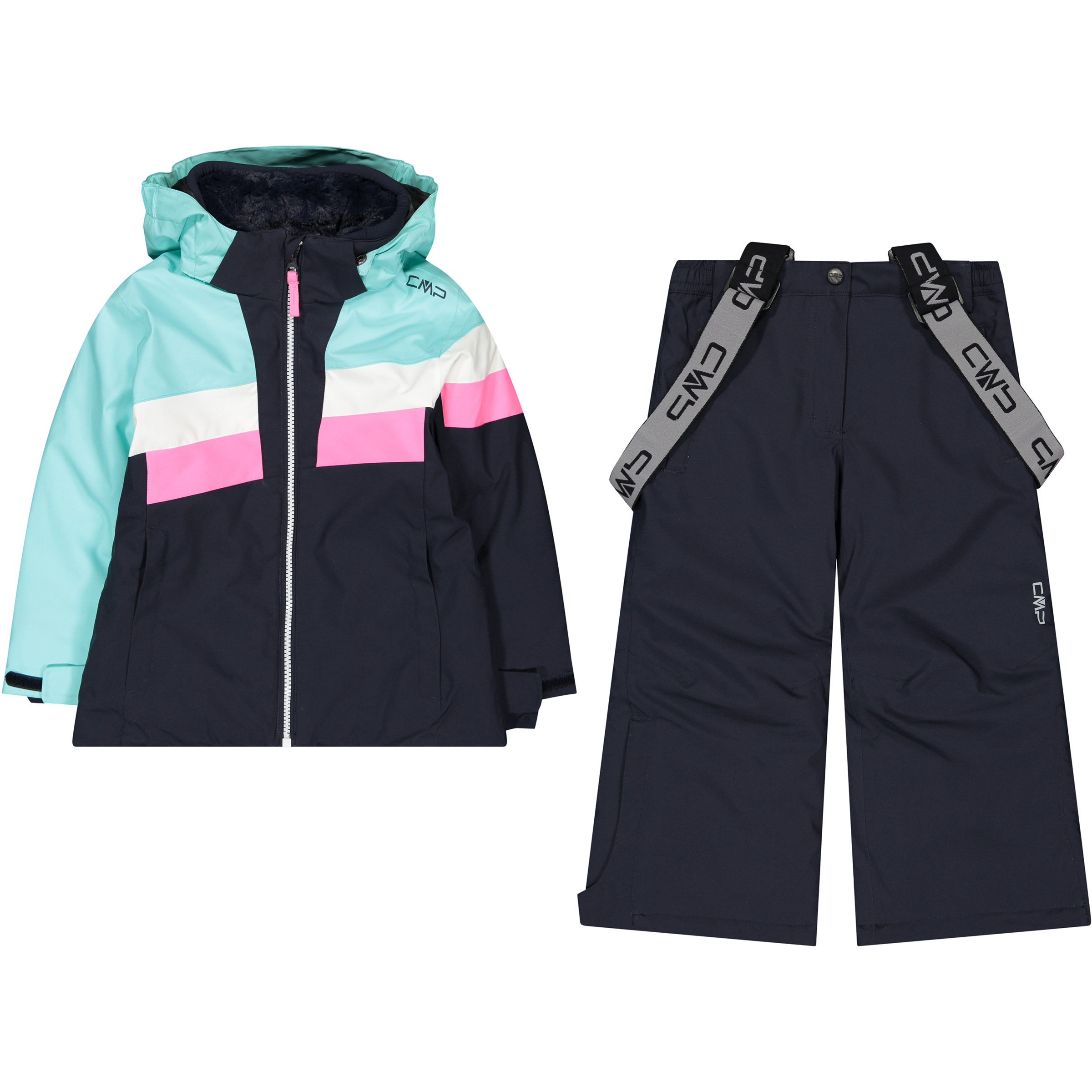 CMP Ski Set Kinder Overalls schwarz Größe 116 Skifahren