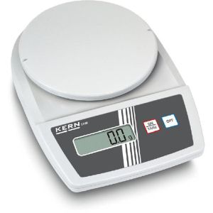 Kern Digitalwaage EMB 1000-2, mit Tara-Funktion, Teilung 0,01g, Präzisionswaage, batteriebetrieben, LCD-Display, bis 1 kg