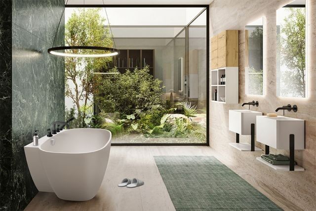Hoesch Badewanne LaBrillante 1800x800 Vorwand 4530.010