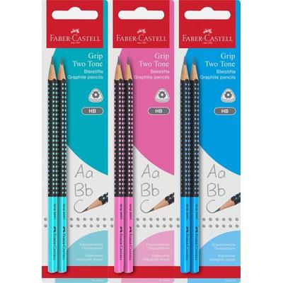 Faber-Castell Bleistift Grip 2001 Two Tone HB 2x BK