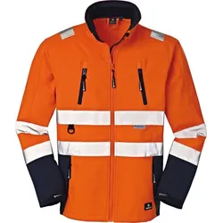 4PROTECT Softshelljacke Pittsburgh Gr. L leuchtorange/navy