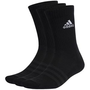 adidas Socken Cushioned Crew, schwarz, 3 Paar, Midi Socken, Baumwolle, Größe 34 - 36