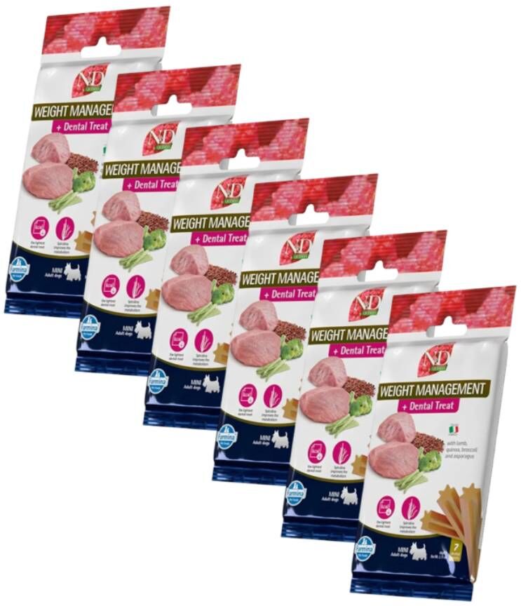 N&D Quinoa Snack Cane Mini Weight Management KIT RISPARMIO 6X60G