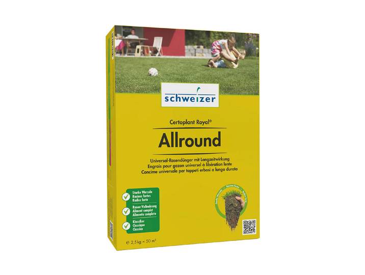 Schweizer Certoplant Royal Allround Rasendünger 5 kg