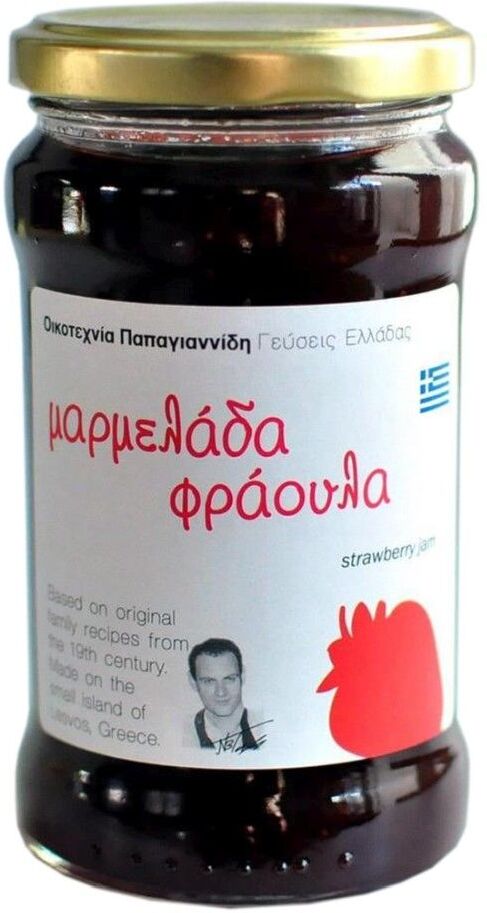 Papayiannides: Flavors of Greece - Strawberry Jam (Glass Jar - 380g)