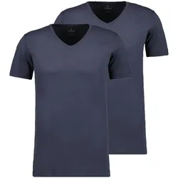 Body Fit V-Neck T-Shirt 2P Herren T-Shirt