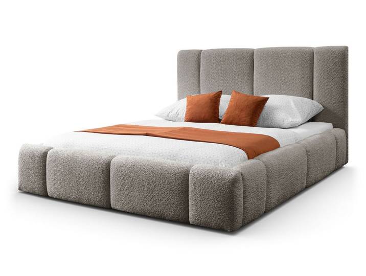Lookway Polsterbett ELENA mit Bettkasten (Bett mit Metallgestell)