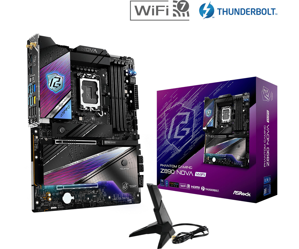ASRock Z890 NOVA WIFI ATX Mainboard - Sockel 1851