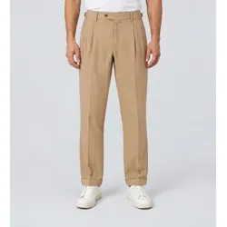 Berwich für Herren. ts1620x Retrolong Hose beige (50), Lässig, Baumwolle, Klassisch