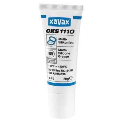 XAVAX Schmierfett, silber, Schmiermittel, zur Pflege von Kaffeevollautomaten, Armaturen und Dichtungen