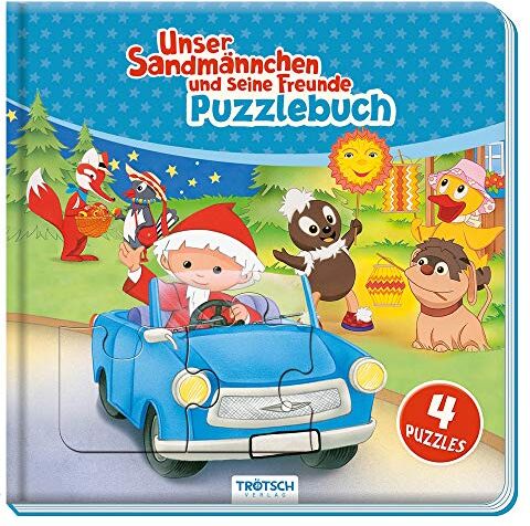 Trötsch Verlag GmbH & Co. KG - Trötsch Unser Sandmännchen Puzzlebuch mit 4 Puzzle Sandmann: Beschäftigungsbuch Entdeckerbuch Puzzlebuch - Preis vom 09.10.2026 07:28:09 h