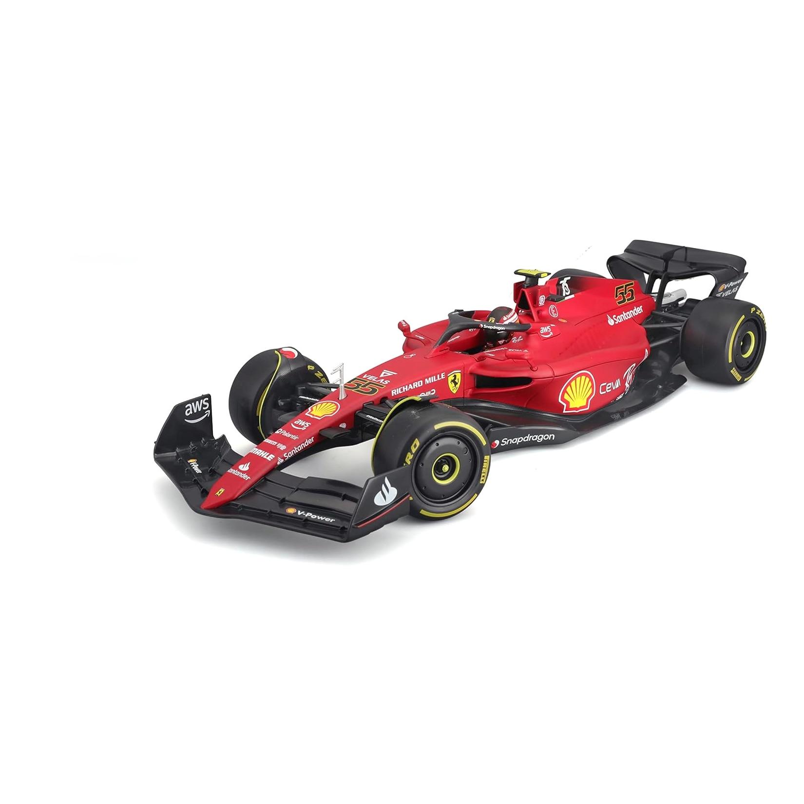 Bburago 18-16812S - Modellauto - F1 Ferrari SF-23, 2023 Sainz (Maßstab 1:18) Formel 1 Auto
