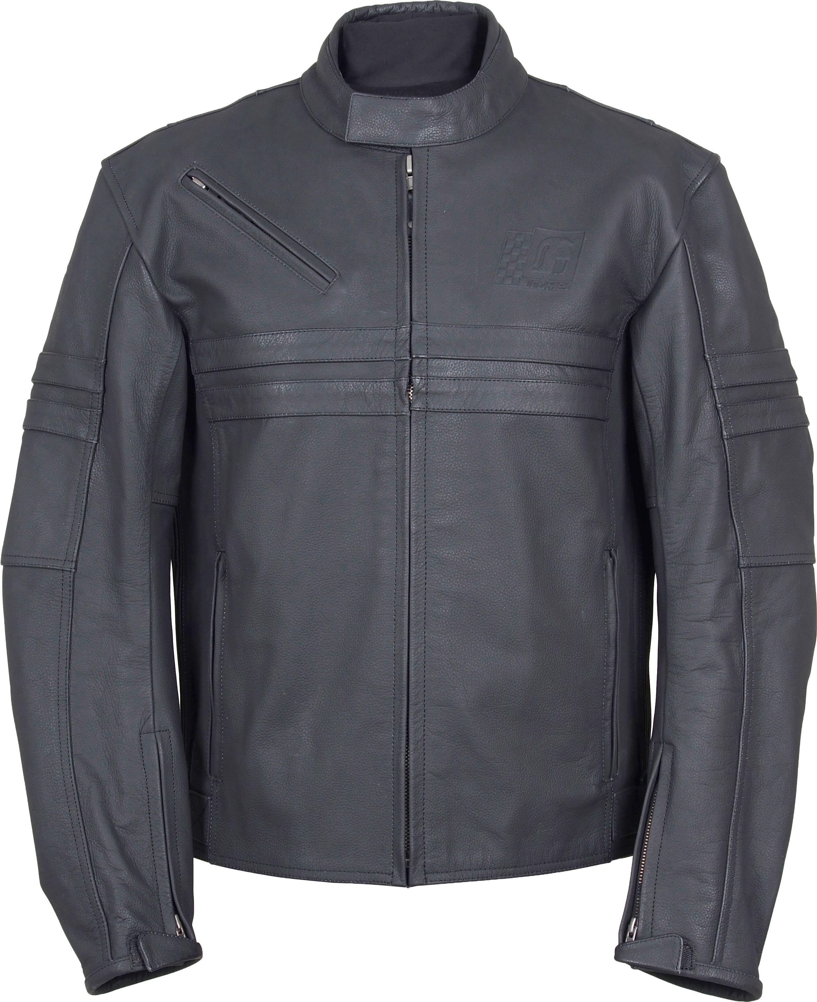 Motorradjacke ROLEFF "RO 844 S" Gr. XL, grau, Jacken, XL, Obermaterial: 100% Büffelleder. Innenfutter: 100% Polyester, Motorradjacke
