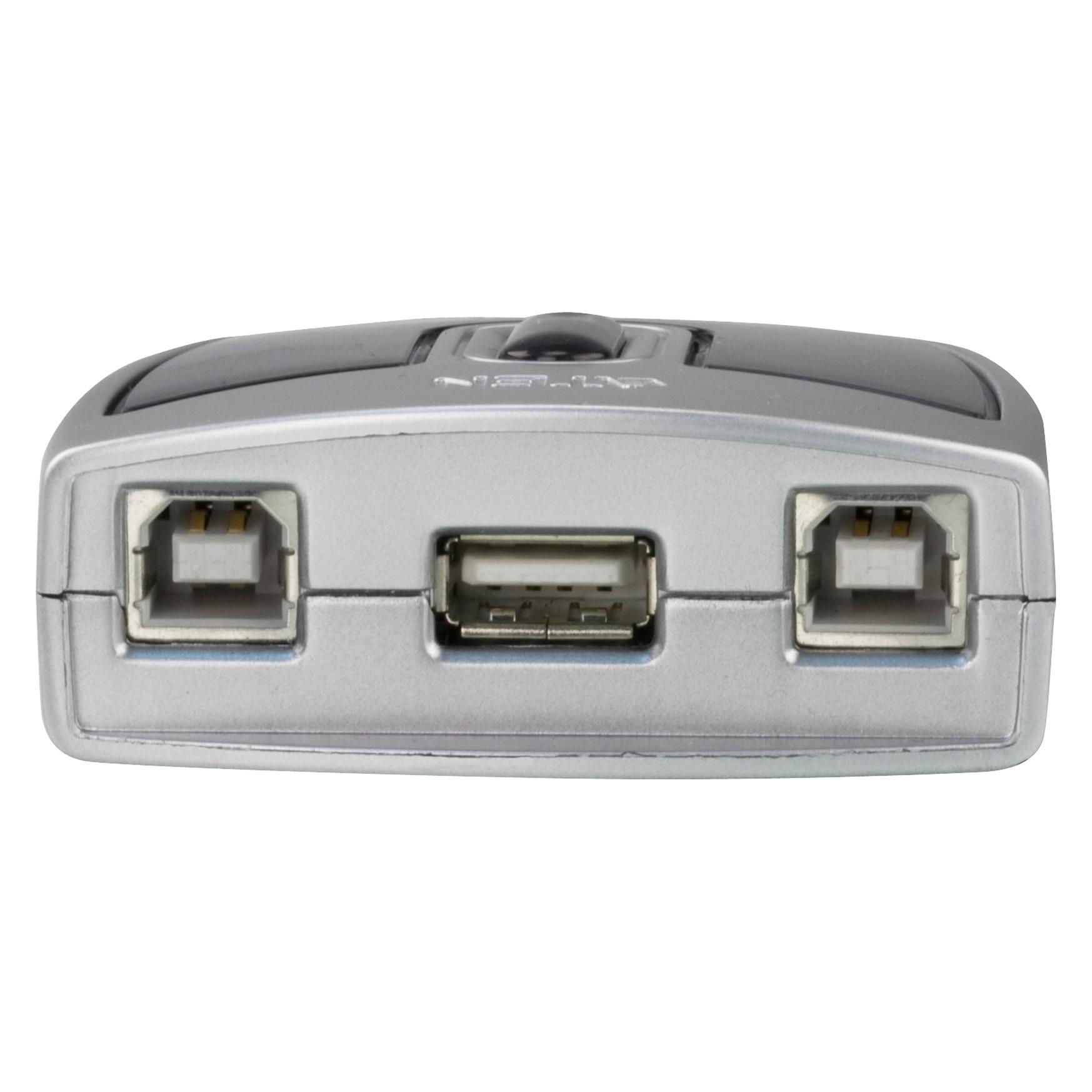 Aten US221A 2-Port USB 2.0 Peripheral Switch (US221A)