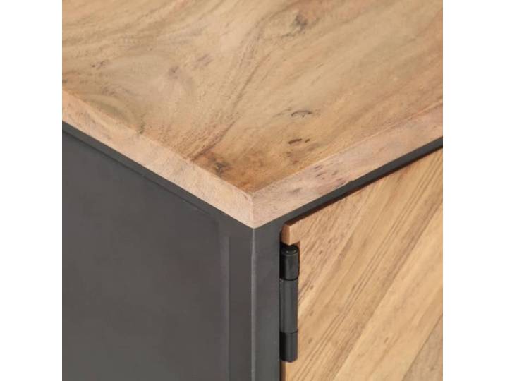 Table basse - VINGVO - Rectangulaire - Bois massif - Marron - Classique - Intemporel