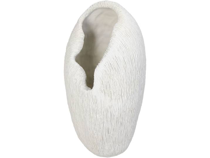 Vase Myko weiss Polyresin D 37 H 37 cm - Vase