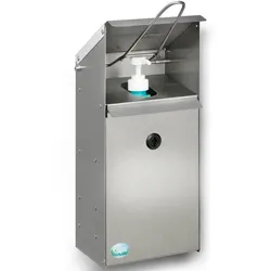 Desinfektionsmittelspender VAR HDS 41 Edelstahl ausgelegt für alle Euroflaschen bis 1000 ml, mit Schloss