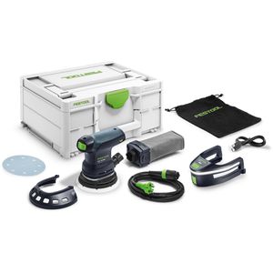Festool Exzenterschleifer ETS 125 REQ-Plus, 578843, 125 mm Ø, 250 W, mit Lichtmodul und Koffer