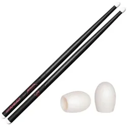 ahead LU-SGL Lars Ulrich Scary Guy Drumsticks mit Ersatz-Tips (Schlagzeug), Drumsticks + Schlägel, Schwarz
