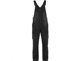 Stretch Latzhose "2644" Industrie - C64 - schwarz/dunkelgrau