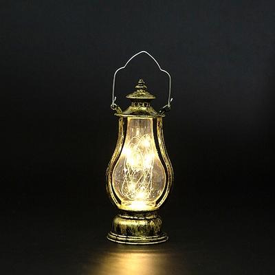 retro kerosin laterne licht weihnachtsschmuck led kupferdraht lampe kreative kerze lampe wohnkultur halloween dekoration nachtlicht tragbare laterne