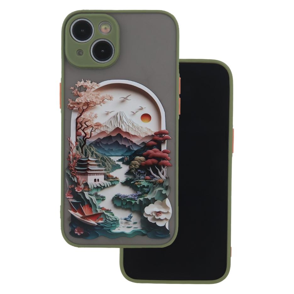 OEM Ultra Trendy Tasche für iPhone 14 6,1" Travel grün (Apple iPhone 14) (GSM184382)