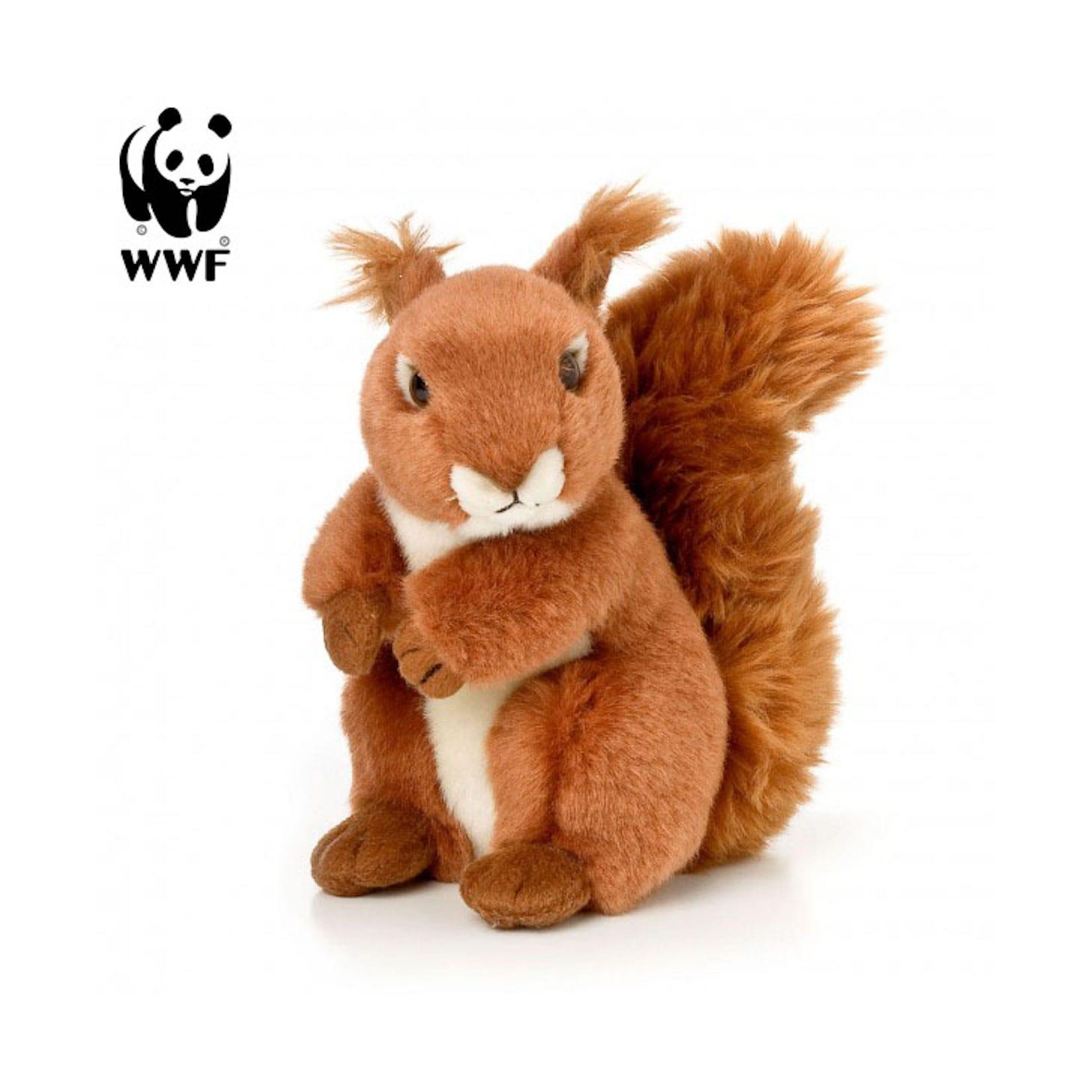 Plüschtier Eichhörnchen (rotbraun, 15cm) lebensecht Kuscheltier Stofftier