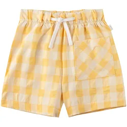 Sanetta Pure Shorts Karo, gelb, 62