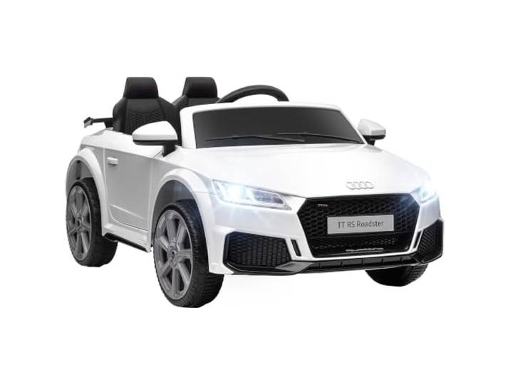 HOMCOM Kinder Elektroauto 12V met 2,4G Afstandsbediening Wit
