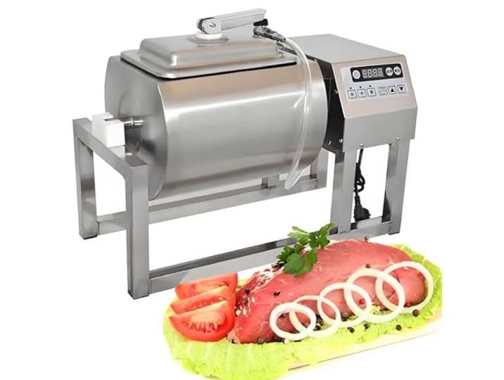 ZyKnaurral 18 L/36 Lb Kommerzielle Vakuum-Fleischmarinademaschine Aus Edelstahl Für Gemüse/Meeresfrüchte/Steak, Vakuum-Tumbler-Marinator Mit Bidirektionaler Rotation