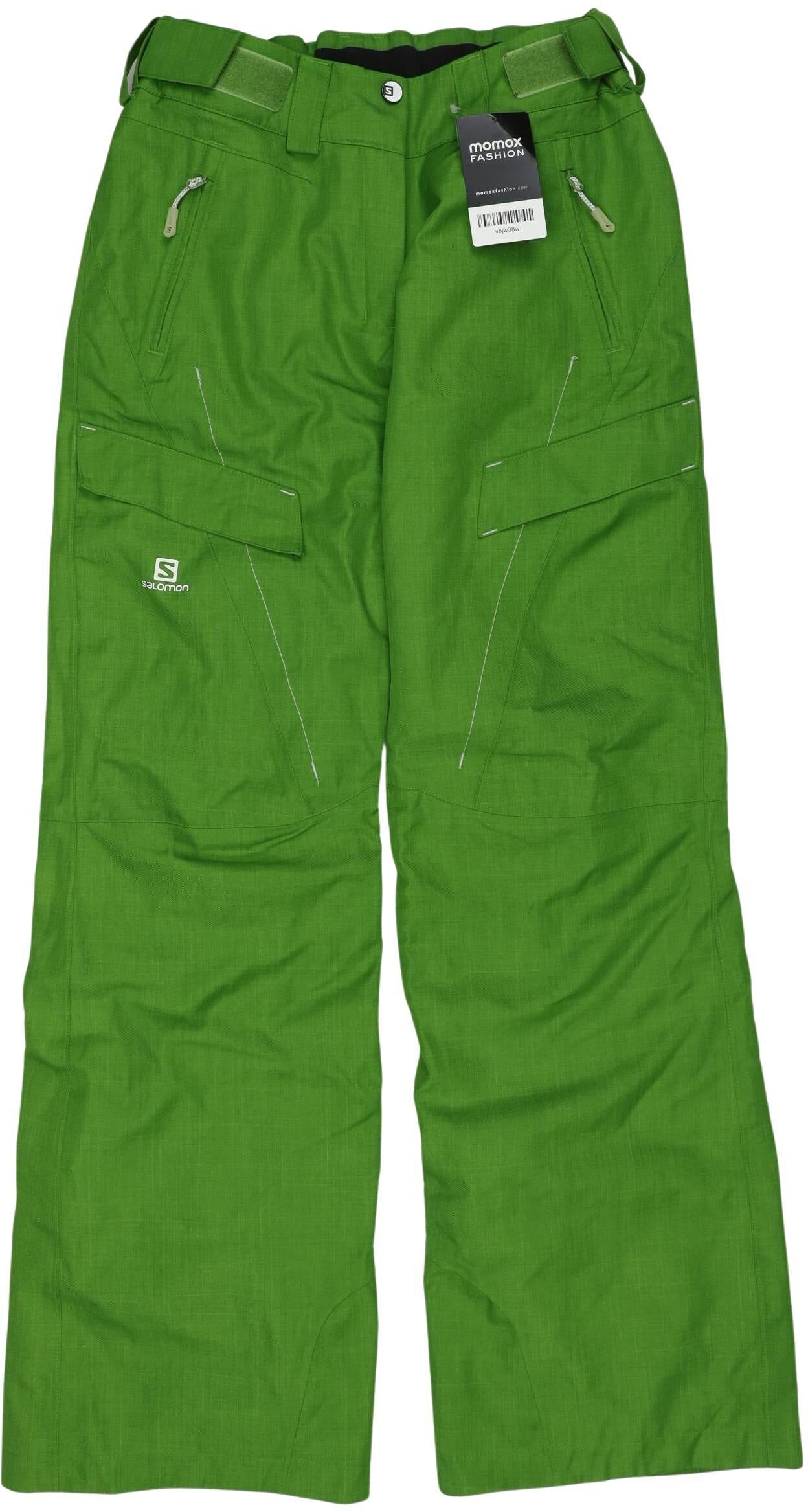 Salomon Damen Stoffhose, Grün, Gr. XS, Synthetik - Second Hand