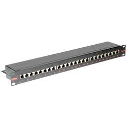 ROLINE Cat.6 (Class E) 19-Zoll-Patchpanel, 24P, geschirmt, schwarz 26.11.0361
