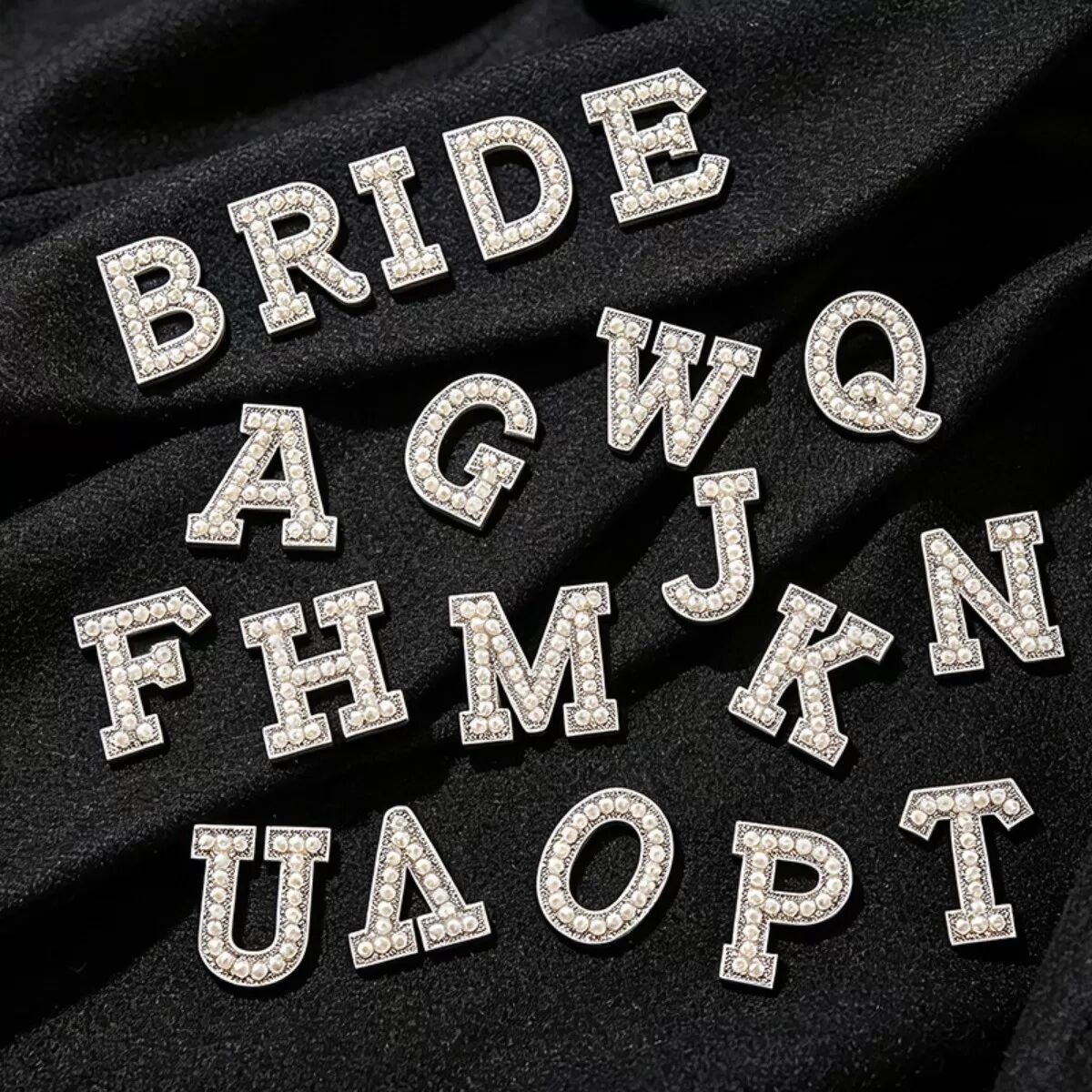INF 26-teiliges A-Z Strass-Buchstaben-Set – Polyurethan-Kunstperlen Alphabet-Anhänger für DIY-Handyhüllen, kompatibel mit