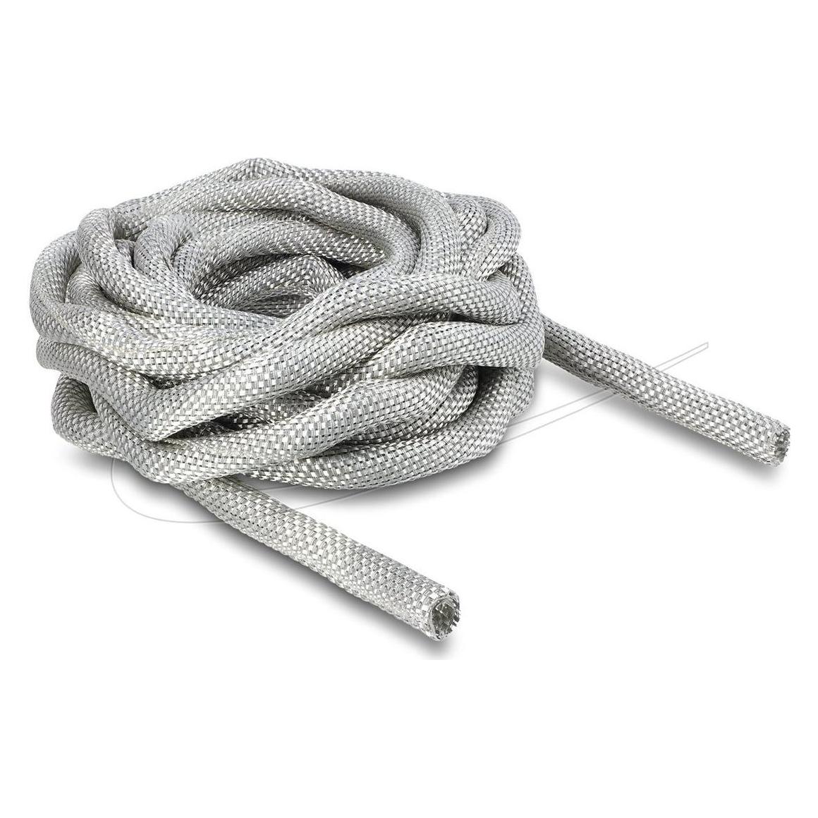 Delock Geflechtschlauch zur EMV Abschirmung selbstschliessend (Kabelschlauch, 500 cm) (20994)