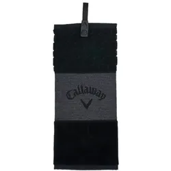 Callaway Golf TRI Fold DeLuxe Handtuch schwarz