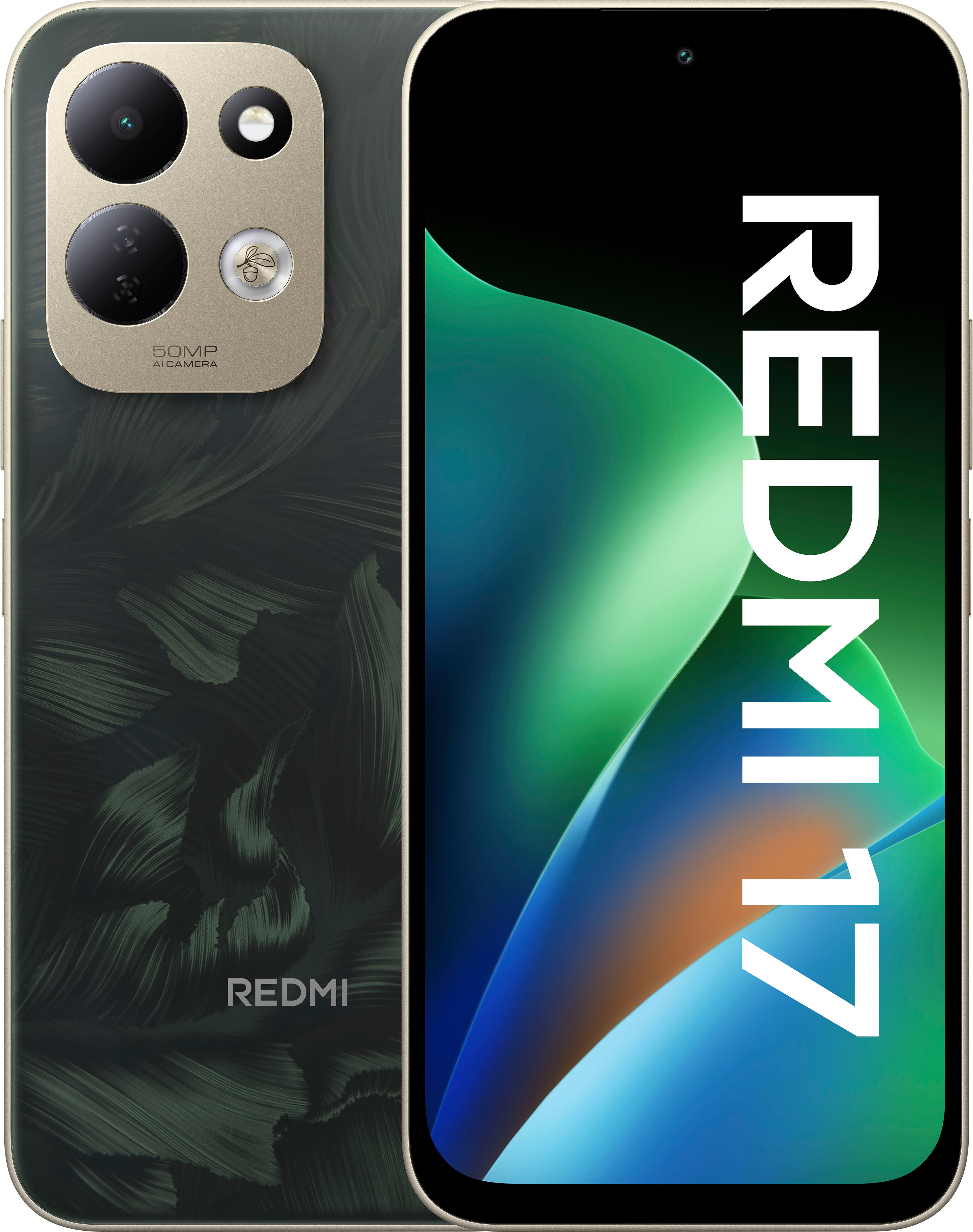 XIAOMI Smartphone "Redmi 17", Energieeffizienz: B, grün (oak grün), 256 GB, Mobiltelefone, Smartphone oak grün 256 GB