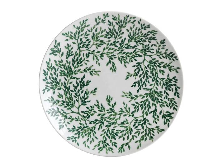 Götefors Porslin Assiette Botanica Myrte Ø21 Vert