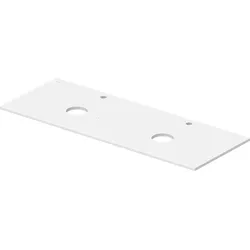 Duravit Sivida Konsole, 2 Ausschnitte links und rechts, 1350x500mm, 2670043200, Farbe: Weiß seidenmatt